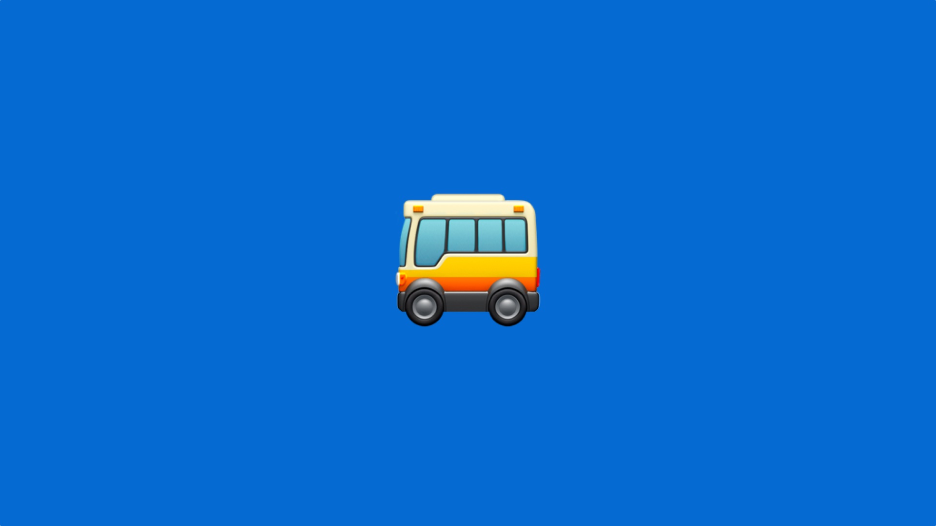 A Bus Emoji
